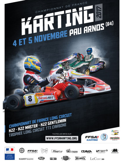Championnat de France KZ Long Circuit à Pau Arnos – Liste des engagés