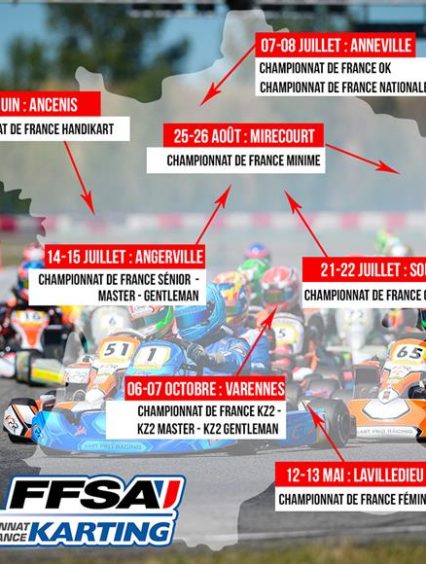 Inscriptions ouvertes pour la saison FFSA Karting 2018