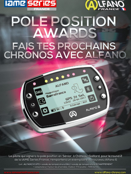 IAME Series France et ALFANO France lancent l’ALFANO Pole Position Awards !!