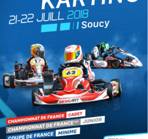CHAMPIONNATS ET COUPE DE FRANCE – SOUCY – 21 & 22 JUILLET 2018 – Dossier de présentation FFSA Karting Soucy