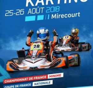 CHAMPIONNAT ET COUPE DE FRANCE KARTING – MIRECOURT 25 & 26/08 – Déjà la rentrée karting dans les Vosges