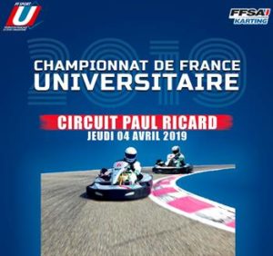 CHAMPIONNAT DE FRANCE UNIVERSITAIRE – PAUL RICARD – 4 AVRIL 2019 CHAMPIONNAT DE FRANCE UNIVERSITAIRE – PAUL RICARD – 4 AVRIL 2019