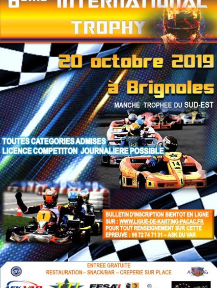 6ème International Trophy à Brignoles le 20 octobre 2019