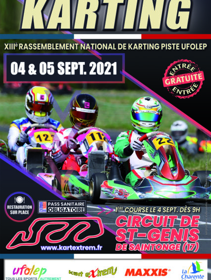 13ème Rassemblement National de karting piste Ufolep les 4 & 5 septembre 2021