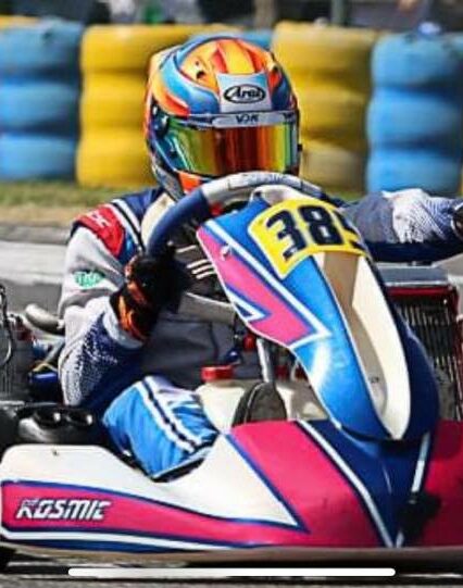 Romain Andriolo impérial lors de la Finale Nationale IAME 2021 Romain Andriolo impérial lors de la Finale Nationale IAME 2021