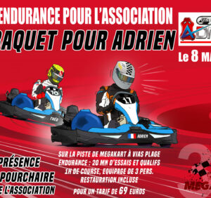 « Un baquet pour Adrien » – Venez participer avec Karting-Sud.com « Un baquet pour Adrien » – Venez participer avec Karting-Sud.com