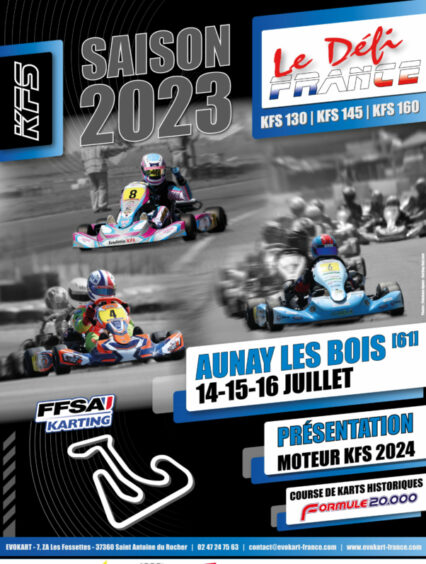 Défi France 2023 – KFS et Formule 20.000, les inscriptions sont ouvertes ! Défi France 2023 – KFS et Formule 20.000, les inscriptions sont ouvertes !