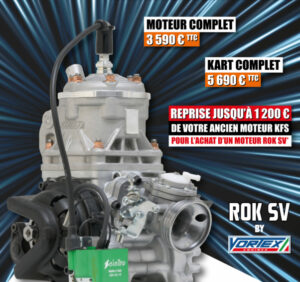 EvoKart : Reprise jusqu’à 1200€ de votre ancien moteur KFS pour l’achat d’un Vortex ROK SV !