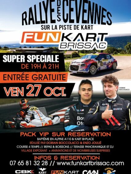 Critérium des Cévennes sur le circuit Fun Kart Brissac Critérium des Cévennes sur le circuit Fun Kart Brissac