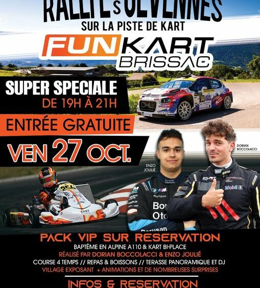 Critérium des Cévennes sur le circuit Fun Kart Brissac Critérium des Cévennes sur le circuit Fun Kart Brissac