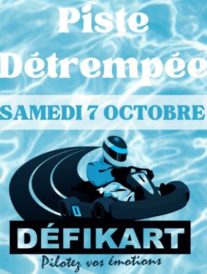 Défikart – Piste détrempée samedi 7 octobre