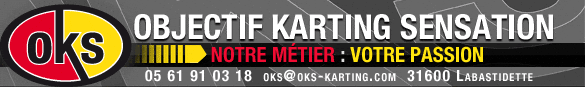 Publicité OKS Karting